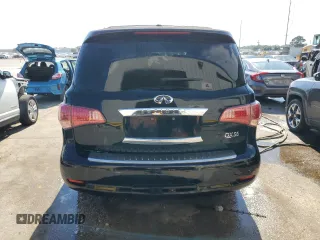 2011 Infiniti QX56 8-passenger with VIN JN8AZ2NC4B9302855, listed as a Copart auction lot 72986764 with 171,390 mi miles and Salvage Title. Bid and sale history available at carsss.com. Image 6.