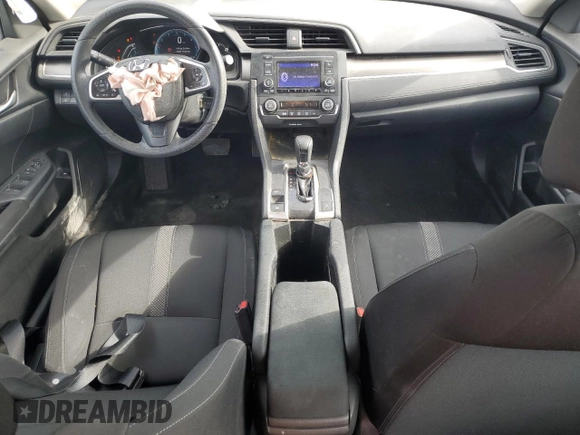 2019 Honda Civic LX with VIN 2HGFC2F6XKH606222, listed as a Copart auction lot 53129505 with 68,629 mi miles and Salvage Title. Bid and sale history available at DreamBid. Image 8.