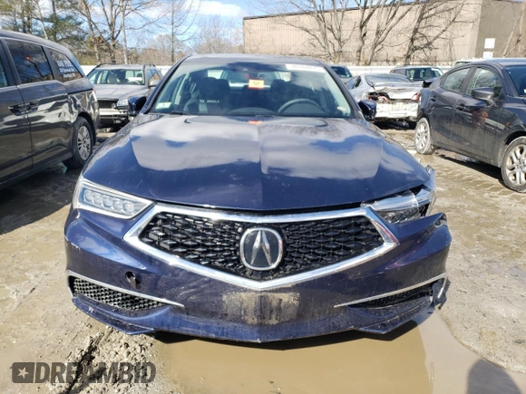 2019 Acura TLX with VIN 19UUB1F3XKA007491, listed as a Copart auction lot 46904075 with 0 mi miles and Salvage Title. Bid and sale history available at carsss.com. Image 5.