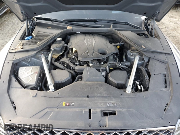 2021 Genesis G80 Prestige z VIN KMTGC4SD0MU045484, wystawiony jako Copart lot #82668513 z przebiegiem 47 742 mil mil oraz . Historia ofert i sprzedaży dostępna na DreamBid. Obrazek 11.
