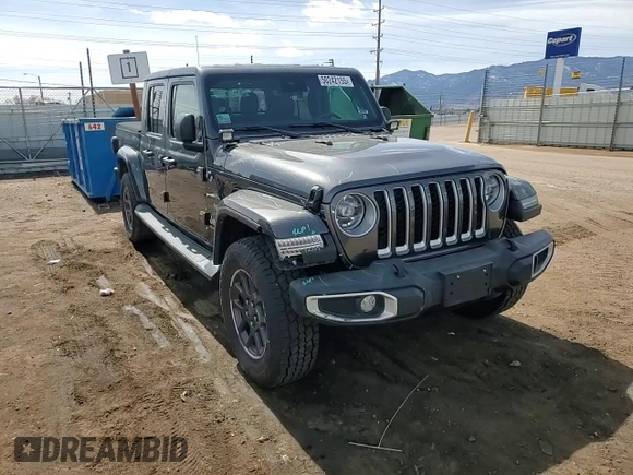 2021 Jeep Gladiator Overland with VIN 1C6HJTFG0ML603872, listed as a Copart auction lot 50242155 with 39,109 mi miles and Salvage title. Bid and sale history available at DreamBid. Image 11.