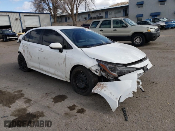 2022 Toyota Corolla LE with VIN JTDEPMAE1N3029242, listed as a Copart auction lot 45032755 with 37,399 mi miles and Salvage Title. Bid and sale history available at carsss.com. Image 4.