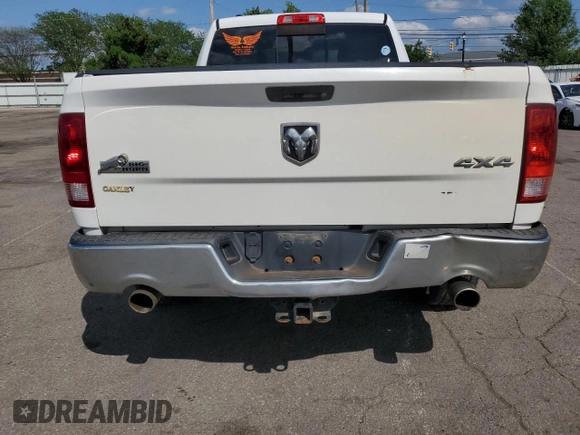 2016 Ram 1500 Big Horn with VIN 1C6RR7GT2GS208568, listed as a Copart auction lot 57487705 with 186,148 mi miles and Clean title. Bid and sale history available at DreamBid. Image 6.