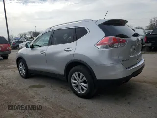 2015 Nissan Rogue SV with VIN KNMAT2MVXFP570343, listed as a Copart auction lot 53054755 with 190,035 mi miles and Clean Title. Bid and sale history available at carsss.com. Image 2.