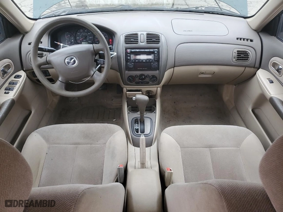 2001 Mazda Protege DX with VIN JM1BJ222910404111, listed as a Copart auction lot 88333775 with 171,876 mi miles and Salvage Title. Bid and sale history available at carsss.com. Image 8.