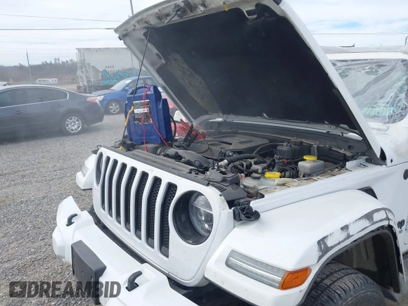 2022 Jeep Wrangler Unlimited Sahara with VIN 1C4HJXEN3NW222744, listed as a IAAI auction lot 41855313 with 43,780 mi miles and . Bid and sale history available at DreamBid. Image 13.