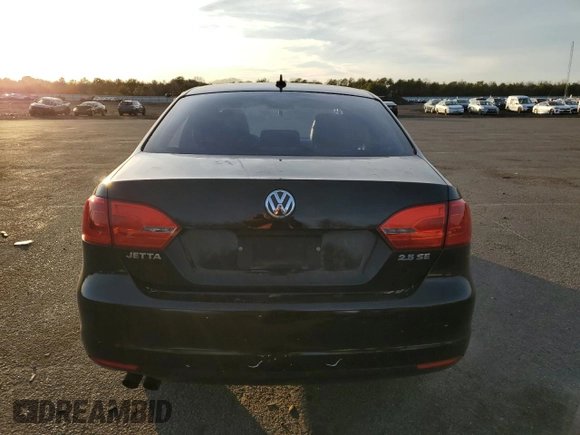 2011 Volkswagen Jetta SE with VIN 3VWDZ7AJ5BM346646, listed as a Copart auction lot 81975254 with 143,631 mi miles and Non repairable. Bid and sale history available at DreamBid. Image 6.