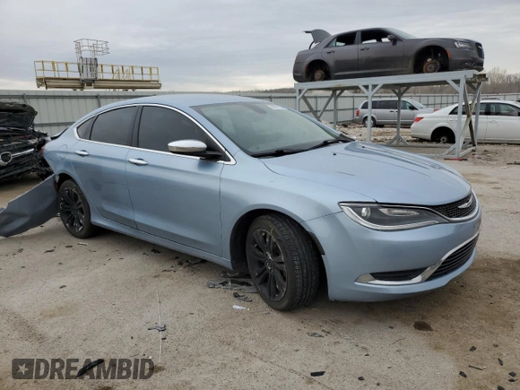 2015 Chrysler 200 Limited with VIN 1C3CCCAB6FN686177, listed as a Copart auction lot 50207935 with 132,861 mi miles and Salvage Title. Bid and sale history available at carsss.com. Image 4.