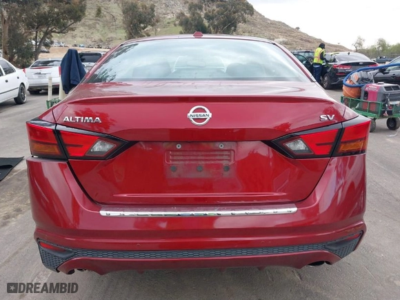2020 Nissan Altima 2.5 SV with VIN 1N4BL4DV5LC181375, listed as a IAAI auction lot 41545319 with 98,104 mi miles. Bid and sale history available at carsss.com. Image 16.