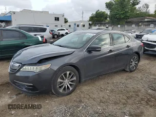 2015 Acura TLX Tech with VIN 19UUB1F5XFA012407, listed as a Copart auction lot 37215744 with 35,423 mi miles. Bid and sale history available at carsss.com. Image 1.