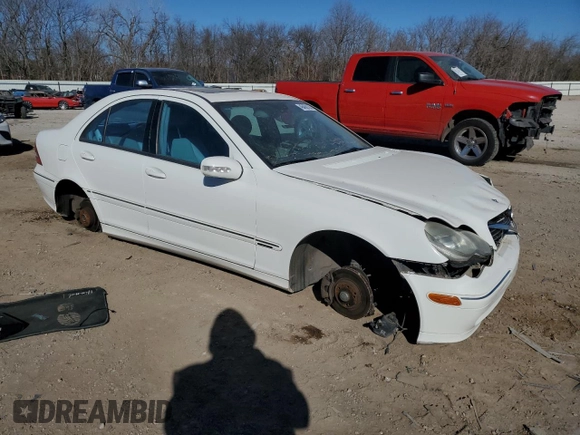 2003 Mercedes-Benz C 230/260/280/320 with VIN WDBRF64J53F423782, listed as a Copart auction lot 46459155 with Not Provided miles and Salvage Title. Bid and sale history available at DreamBid. Image 4.