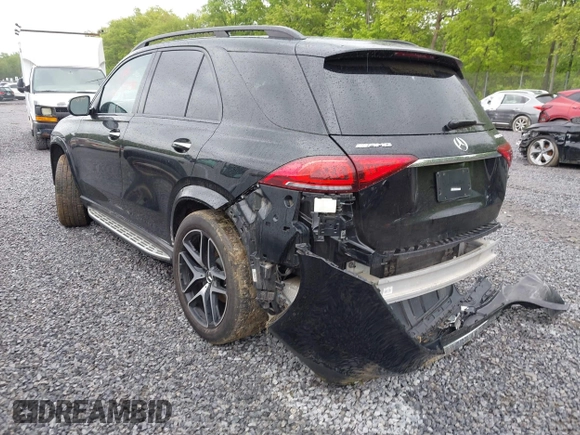 2021 Mercedes-Benz GLE 53 AMG with VIN 4JGFB6BBXMA531465, listed as a IAAI auction lot 42295588 with 46,509 mi miles and . Bid and sale history available at DreamBid. Image 3.