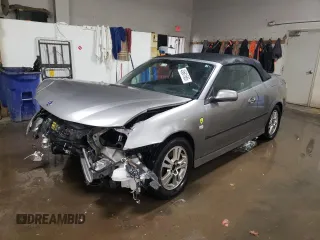 2006 Saab 9-3 with VIN YS3FD79Y866105206, listed as a Copart auction lot 45681585 with 185,088 mi miles and Salvage Title. Bid and sale history available at carsss.com. Image 1.
