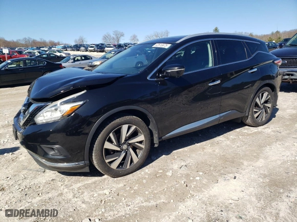 2015 Nissan Murano SL with VIN 5N1AZ2MH3FN235439, listed as a Copart auction lot 52615675 with 128,862 mi miles and Clean Title. Bid and sale history available at carsss.com. Image 1.