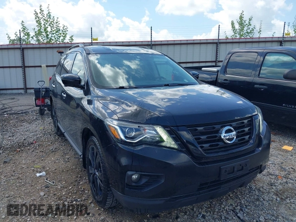 2018 Nissan Pathfinder SV with VIN 5N1DR2MM2JC655224, listed as a IAAI auction lot 42123716 with 101,654 mi miles and . Bid and sale history available at DreamBid. Image 1.