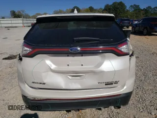 2017 Ford Edge Titanium with VIN 2FMPK4K88HBC47677, listed as a Copart auction lot 50040085 with 37,522 mi miles and Salvage Title. Bid and sale history available at carsss.com. Image 6.