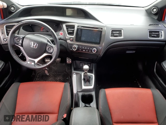 2015 Honda Civic Sedan Si with VIN 2HGFB6E5XFH702960, listed as a Copart auction lot 42838505 with 125,103 mi miles and Salvage Title. Bid and sale history available at carsss.com. Image 8.