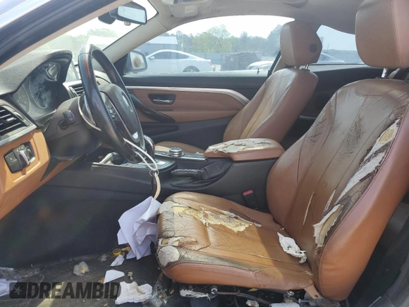 2014 BMW 4 Series 428i z VIN WBA3N3C55EF710553, wystawiony jako Copart lot #54341845 z przebiegiem 119 056 mil mil oraz Szkoda całkowita • Salvage title. Historia ofert i sprzedaży dostępna na DreamBid. Obrazek 7.