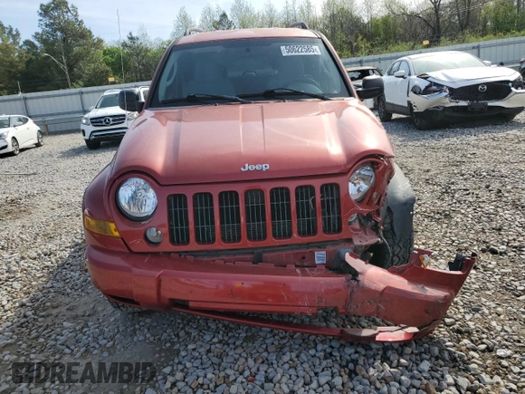 2007 Jeep Liberty Sport with VIN 1J4GL48K37W710143, listed as a Copart auction lot 50622585 with 203,305 mi miles and Salvage Title. Bid and sale history available at carsss.com. Image 5.