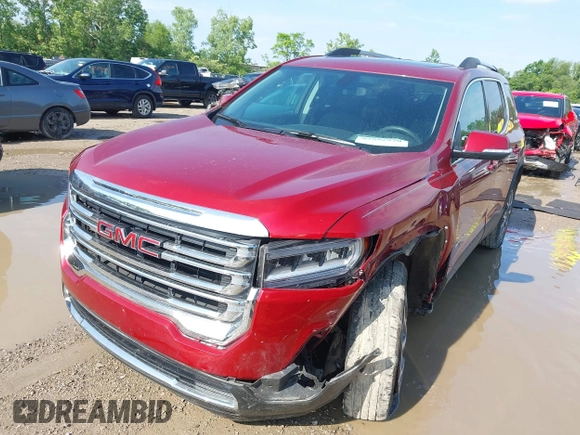 2020 GMC Acadia SLE with VIN 1GKKNRLS9LZ222083, listed as a IAAI auction lot 42552979 with 21,669 mi miles and . Bid and sale history available at DreamBid. Image 17.
