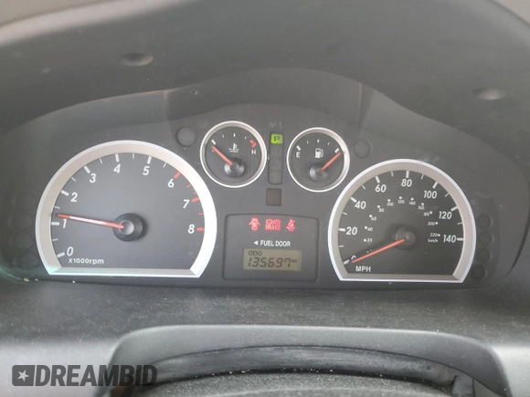 2005 Hyundai Santa Fe GLS with VIN KM8SC13EX5U969510, listed as a Copart auction lot 70890884 with 135,697 mi miles and Salvage Title. Bid and sale history available at carsss.com. Image 9.