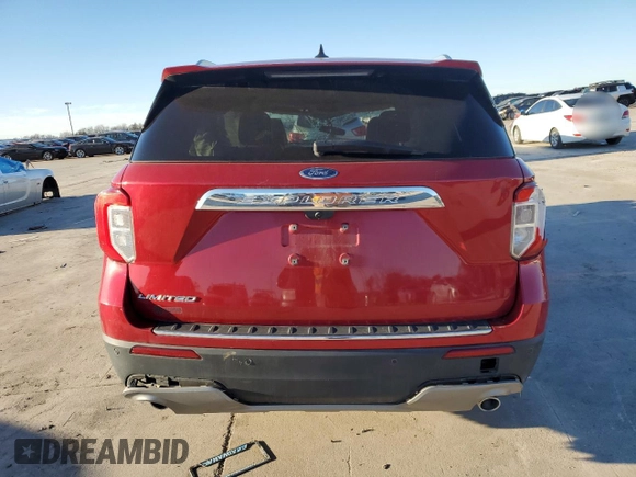 2022 Ford Explorer Limited with VIN 1FMSK7FH4NGA51097, listed as a Copart auction lot 43587295 with 0 mi miles and Clean Title. Bid and sale history available at carsss.com. Image 6.
