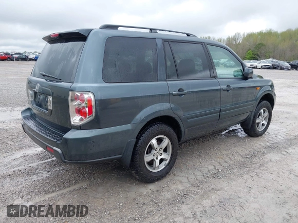 2006 Honda Pilot EX with VIN 5FNYF28406B047964, listed as a IAAI auction lot 41898134 with 217,877 mi miles and . Bid and sale history available at DreamBid. Image 4.