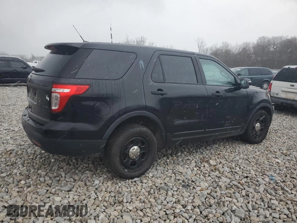 2014 Ford Utility Police Interceptor with VIN 1FM5K8ARXEGA70806, listed as a Copart auction lot 81811304 with 137,051 mi miles and Clean Title. Bid and sale history available at carsss.com. Image 3.