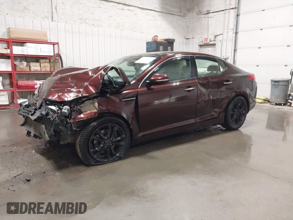 2011 Kia Optima EX with VIN KNAGN4A70B5108513, listed as a IAAI auction lot 42097595 with 184,334 mi miles and . Bid and sale history available at carsss.com. Image 18.