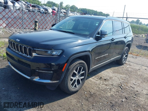 2024 Jeep Grand Cherokee Limited z VIN 1C4RJKBG3R8549670, wystawiony jako IAAI lot #42685618 z przebiegiem 41 868 mil mil oraz . Historia ofert i sprzedaży dostępna na DreamBid. Obrazek 17.