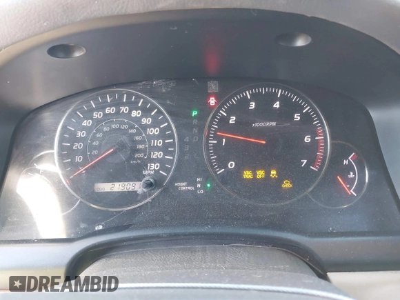 2005 Lexus GX 470 z VIN JTJBT20X650076884, wystawiony jako IAAI lot #41776915 z przebiegiem 219 091 mil mil oraz . Historia ofert i sprzedaży dostępna na DreamBid. Obrazek 7.