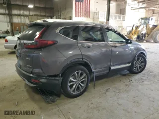 2021 Honda CR-V Touring with VIN 2HKRW2H98MH664625, listed as a Copart auction lot 43223795 with 59,210 mi miles and Salvage Title. Bid and sale history available at carsss.com. Image 3.