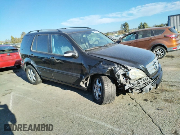 2003 Mercedes-Benz M-Class 3.7L with VIN 4JGAB57EX3A445949, listed as a Copart auction lot 74633744 with 223,427 mi miles and Salvage Title. Bid and sale history available at carsss.com. Image 4.
