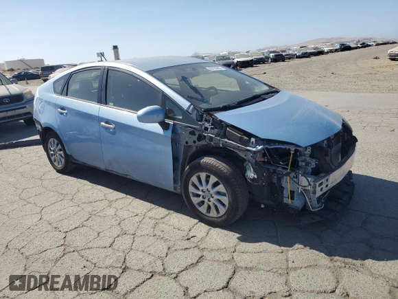 2014 Toyota Prius with VIN JTDKN3DP3E3056040, listed as a Copart auction lot 60704455 with 133,261 mi miles and Salvage title. Bid and sale history available at DreamBid. Image 4.