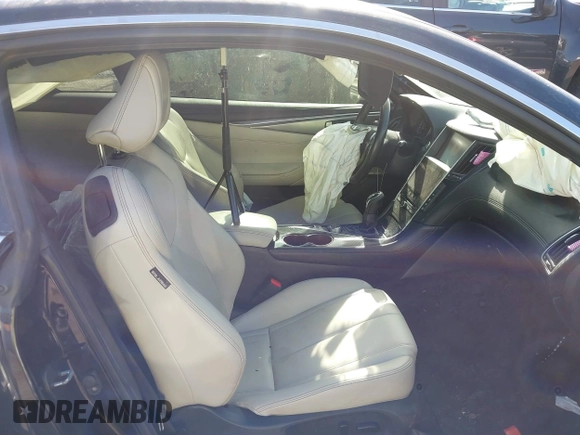 2017 Infiniti Q60 Sport with VIN JN1EV7EK5HM361046, listed as a IAAI auction lot 41786594 with 87,193 mi miles and . Bid and sale history available at carsss.com. Image 5.