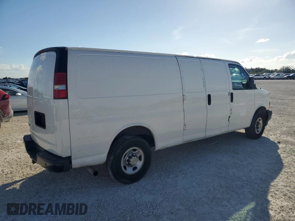 2019 Chevrolet Express Cargo with VIN 1GCWGBFGXK1258545, listed as a Copart auction lot 78923854 with 186,274 mi miles and Clean title. Bid and sale history available at DreamBid. Image 3.