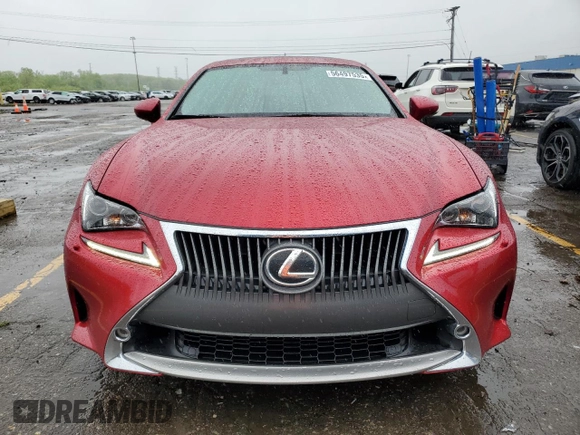 2016 Lexus RC 300 F Sport z VIN JTHSM5BC7G5001224, wystawiony jako Copart lot #56497535 z przebiegiem 95 220 mil mil oraz Czysty tytuł • Clean title. Historia ofert i sprzedaży dostępna na DreamBid. Obrazek 5.