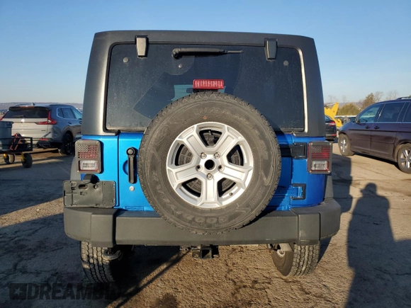 2015 Jeep Wrangler Unlimited Rubicon with VIN 1C4BJWFGXFL772056, listed as a Copart auction lot 48470425 with 106,367 mi miles and Salvage Title. Bid and sale history available at carsss.com. Image 6.