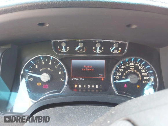 2012 Ford F-150 XL with VIN 1FTFW1EF0CKD27051, listed as a IAAI auction lot 42576649 with 219,237 mi miles and . Bid and sale history available at DreamBid. Image 7.