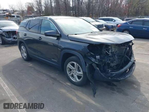 2018 GMC Terrain SLE with VIN 3GKALMEX0JL121211, listed as a IAAI auction lot 41780763 with 99,838 mi miles. Bid and sale history available at carsss.com. Image 1.