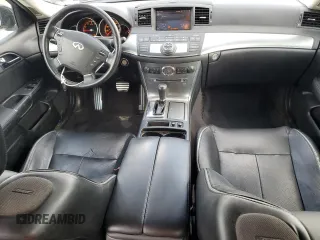2007 Infiniti M Sport with VIN JNKAY01E37M309888, listed as a Copart auction lot 55955235 with 136,996 mi miles and Salvage title. Bid and sale history available at DreamBid. Image 8.