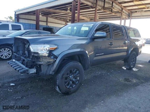 2021 Toyota Tacoma 2WD SR5 with VIN 5TFAZ5CN4MX105040, listed as a Copart auction lot 52088885 with 38,942 mi miles and Salvage Title. Bid and sale history available at carsss.com. Image 1.