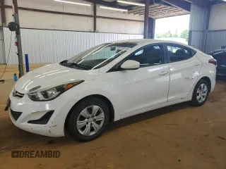 2016 Hyundai Elantra SE z VIN 5NPDH4AE7GH741612, wystawiony jako Copart lot #60176265 z przebiegiem 121 781 mil mil oraz Czysty tytuł • Clean title. Historia ofert i sprzedaży dostępna na DreamBid. Obrazek 1.