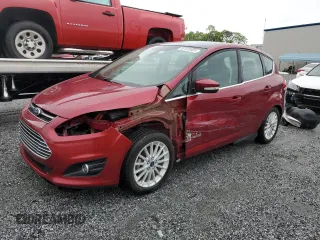 2015 Ford C-Max SEL with VIN 1FADP5BUXFL116071, listed as a Copart auction lot 52123455 with 66,719 mi miles and Salvage Title. Bid and sale history available at carsss.com. Image 1.