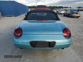 2002 Ford Thunderbird Hardtop Premium z VIN 1FAHP60A22Y123643, wystawiony jako Copart lot #73840684 z przebiegiem 47 589 mil mil oraz Szkoda całkowita • Salvage title. Historia ofert i sprzedaży dostępna na DreamBid. Obrazek 6.