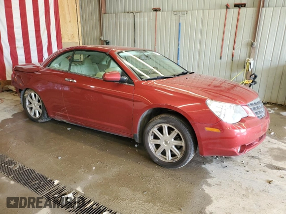 2008 Chrysler Sebring Limited с VIN 1C3LC65M88N102877, выставлен на аукционе Copart как лот 64586245 с пробегом Не указан миль и Списание • Salvage title. История ставок и продаж доступна на DreamBid. Изображение 4.