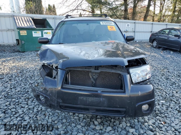 2007 Subaru Forester X with VIN JF1SG63657H712867, listed as a Copart auction lot 81040504 with 199,673 mi miles and Salvage Title. Bid and sale history available at carsss.com. Image 5.