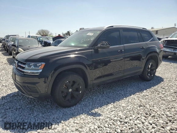 2019 Volkswagen Atlas S with VIN 1V2GR2CA0KC522633, listed as a Copart auction lot 65243734 with 91,242 mi miles and Salvage title. Bid and sale history available at DreamBid. Image 1.