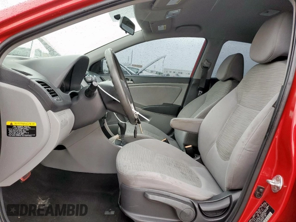 2017 Hyundai Accent SE with VIN KMHCT5AEXHU316064, listed as a Copart auction lot 55695365 with 190,703 mi miles and Salvage Title. Bid and sale history available at DreamBid. Image 7.