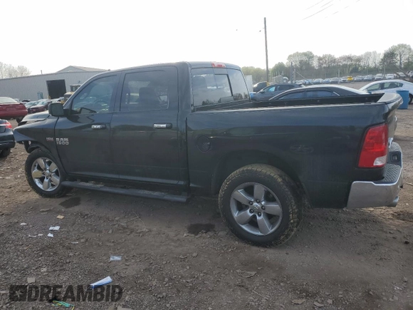 2017 Ram 1500 Big Horn with VIN 3C6RR7LT7HG505737, listed as a Copart auction lot 53357345 with 0 mi miles and Salvage Title. Bid and sale history available at carsss.com. Image 2.